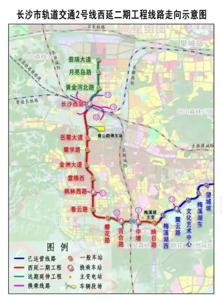 长沙高铁西站向北延长至普瑞大道，片区环绕优质楼盘推荐