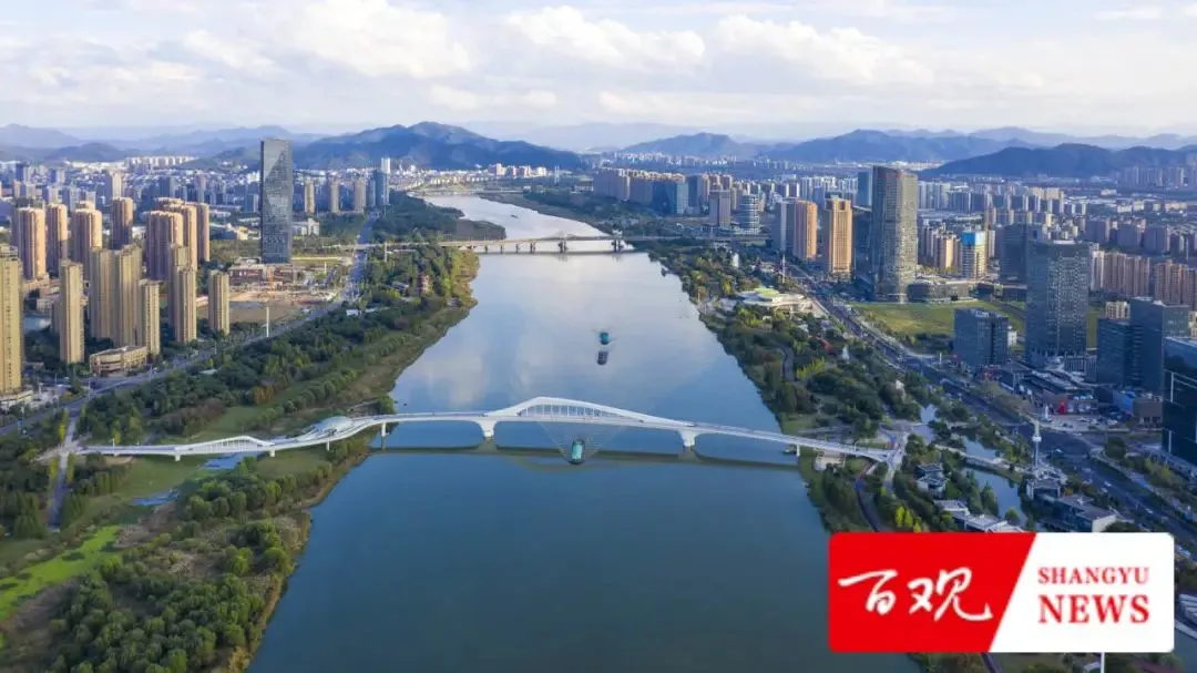 曹娥江城市人行桥正式开通啦