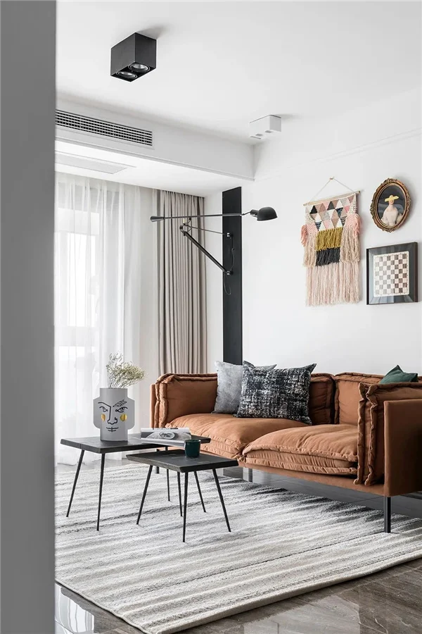 120㎡三居室北欧风年轻人简简单单才叫美