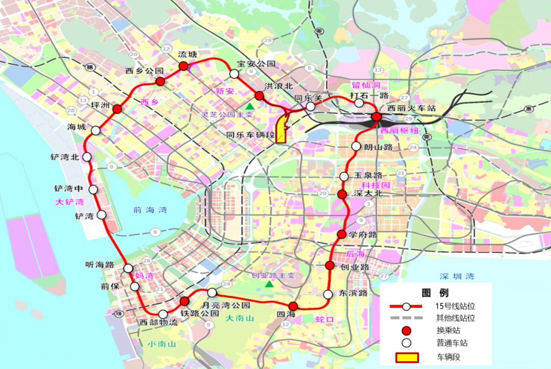 深圳地铁在建线路图片