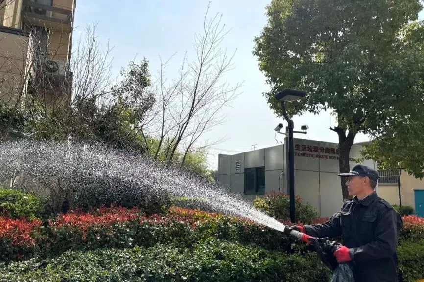 温暖让美好发生金辉物业人春风送暖不负春光不负青