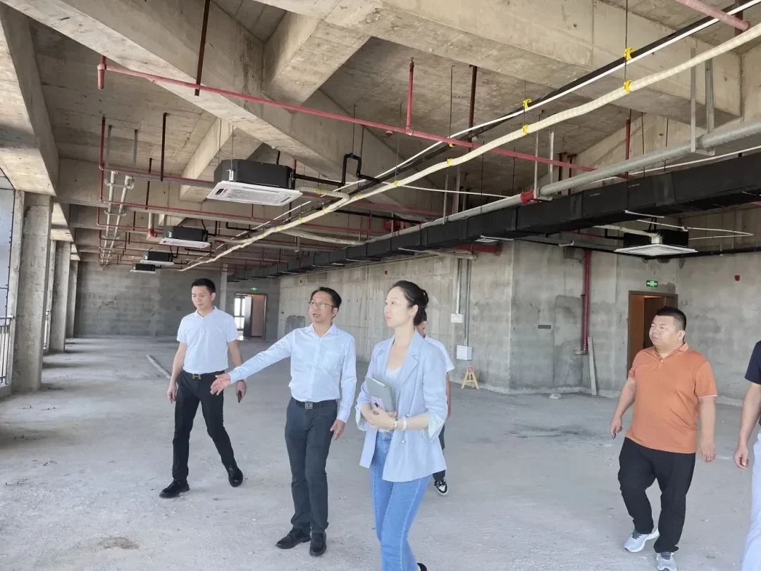 海口市商务局局长胡珊带队调研海口国兴跨境电商产业园