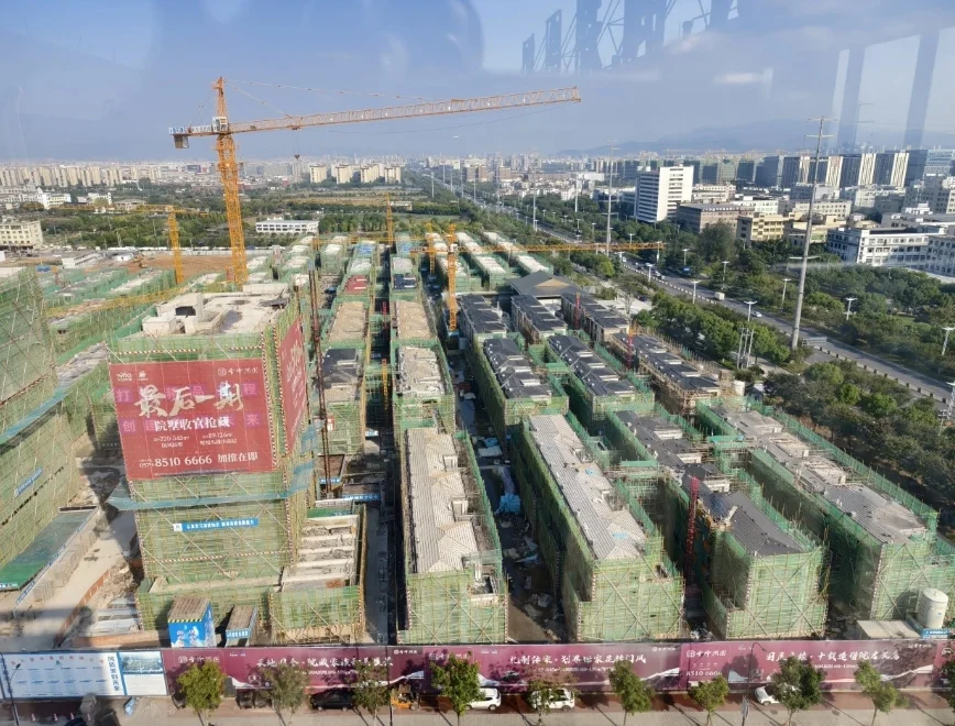 主体封顶!义乌一住宅项目建筑结构工程完成