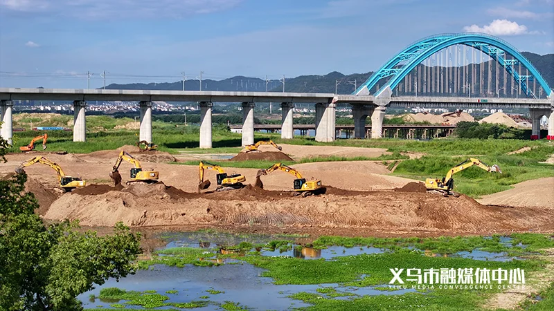 义乌双江湖新区建设进展