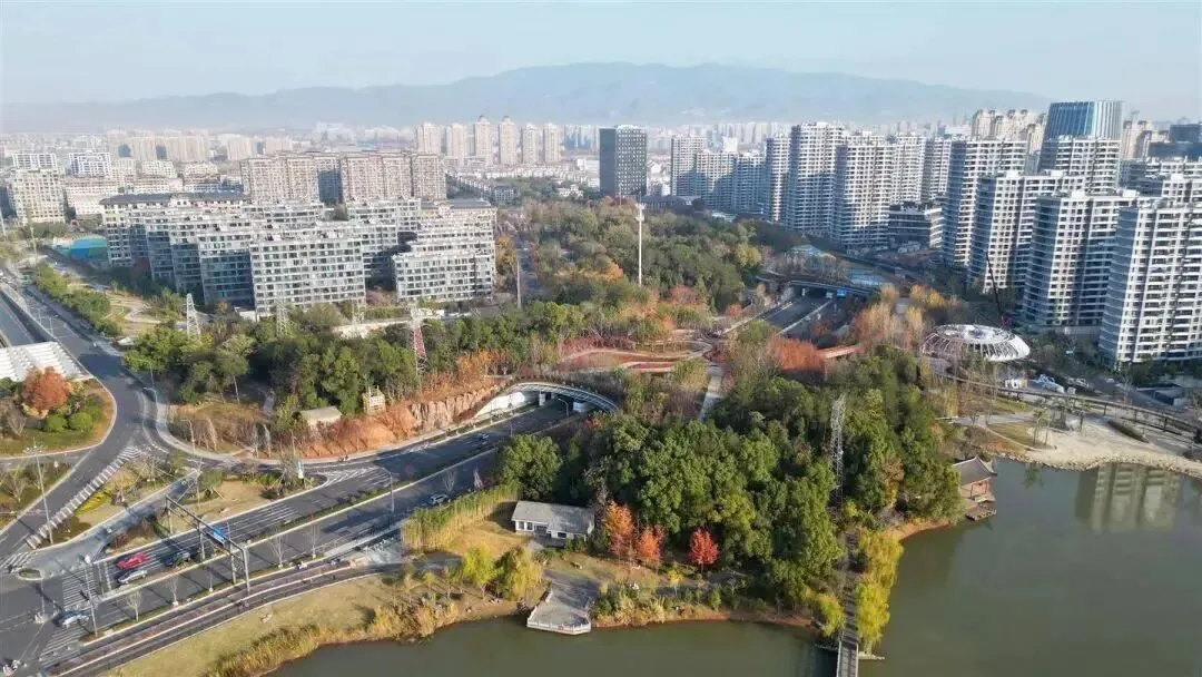 金华这个大型公园两大核心景观即将完工
